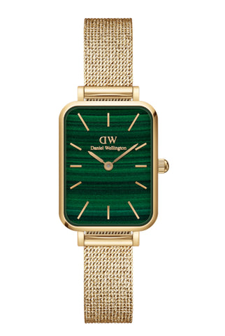 Montre Daniel WELLINGTON Quadro Dorée Vert