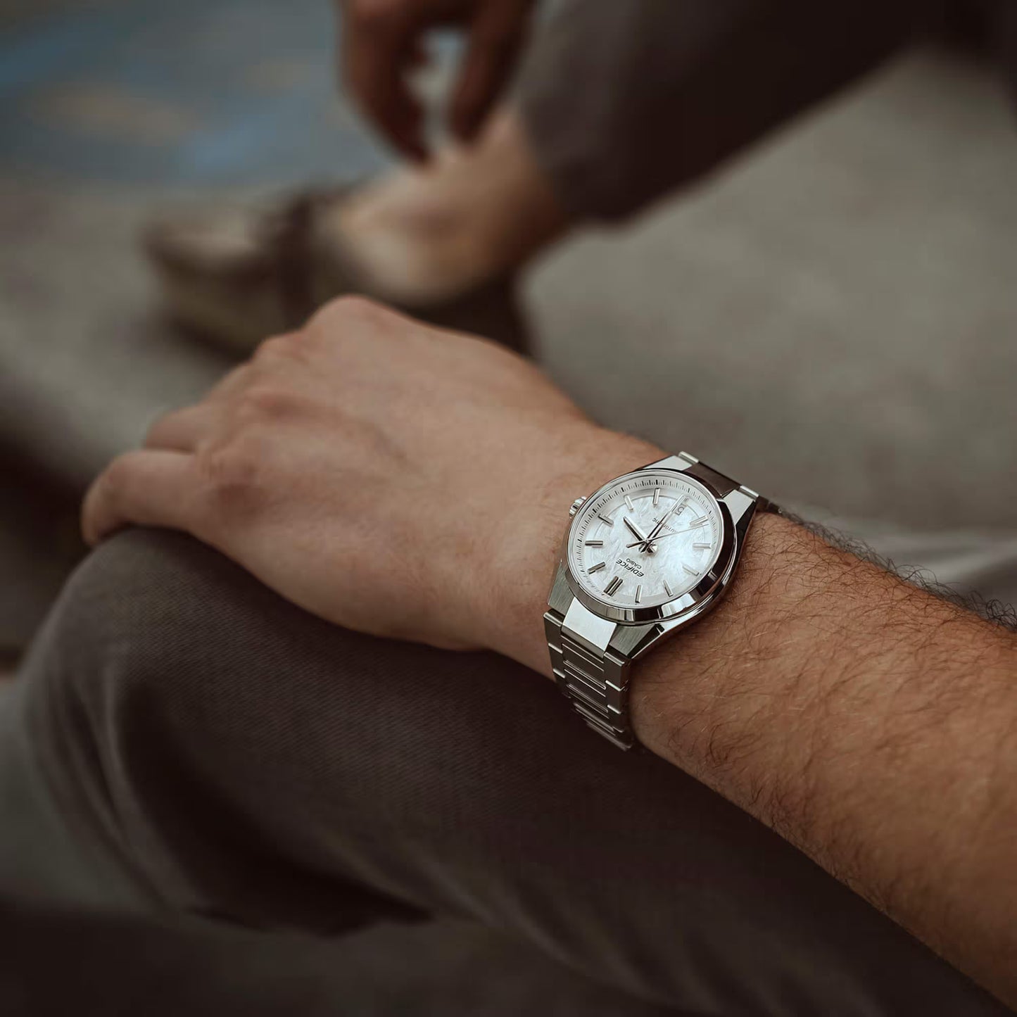 Montre CASIO EDIFICE Automatique Blanc EFK-100D-7AER