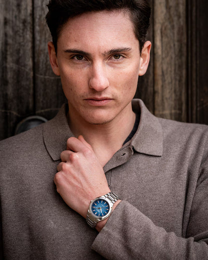Montre CASIO EDIFICE Automatique Acier bleu EFK-200D-2A
