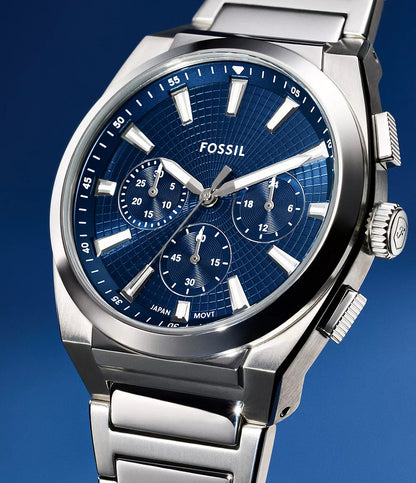 FOSSIL Everett Chrono blue watch
