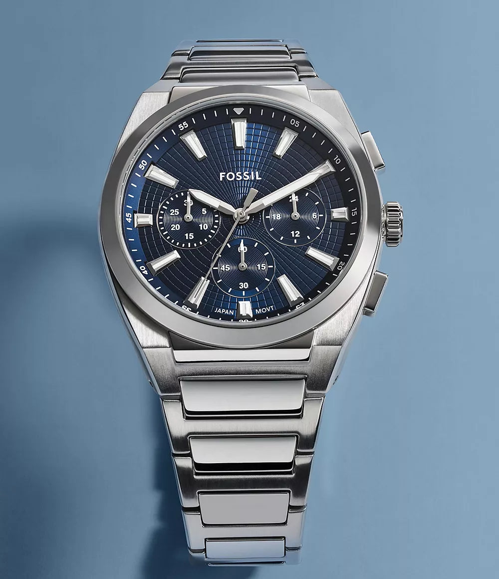 FOSSIL Everett Chrono blue watch