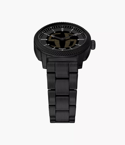 Montre FOSSIL Machine BIG TIC Acier Noir Noir
