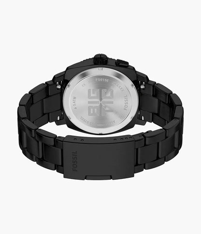 Montre FOSSIL Machine BIG TIC Acier Noir Noir
