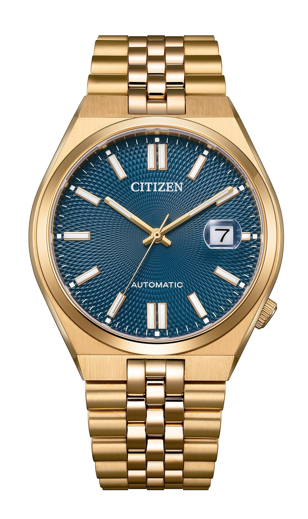 Montre CITIZEN Tsuyosa Automatique Doré Bleu
