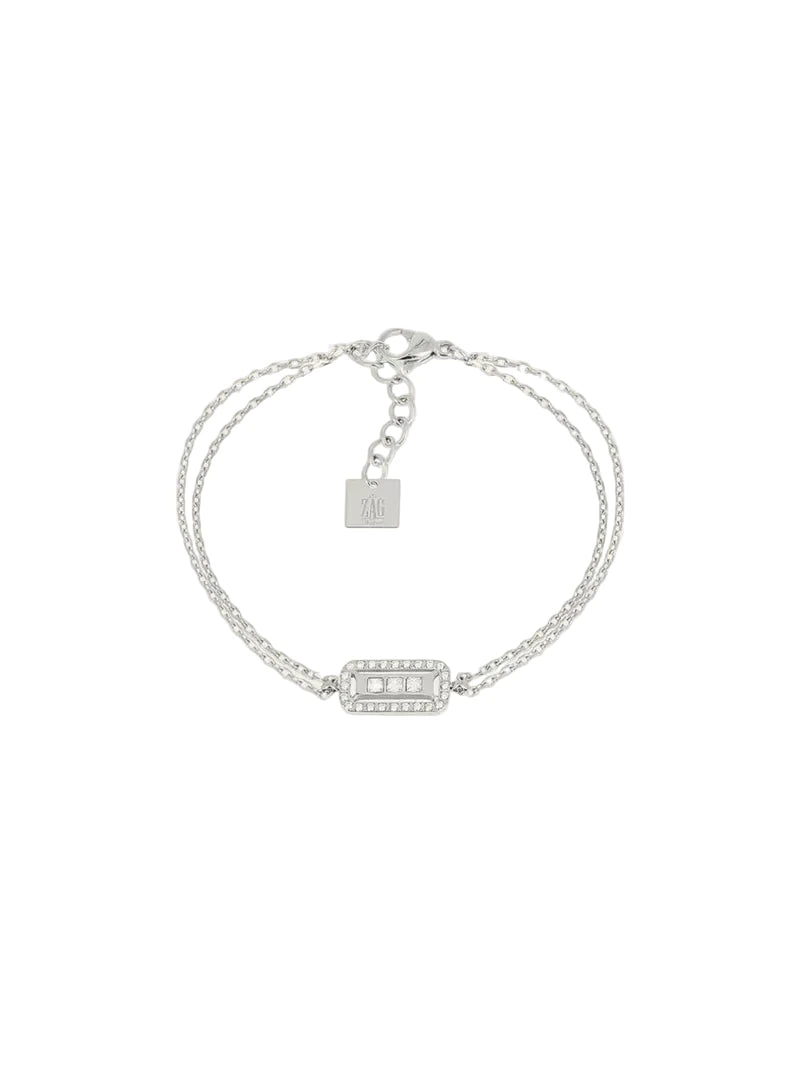 Bracelet ZAG Cléophée Acier Zirconiums