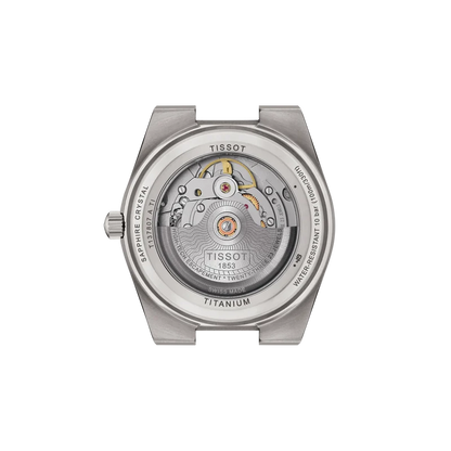 Montre TISSOT PRX Auto titane Bleu 38mm