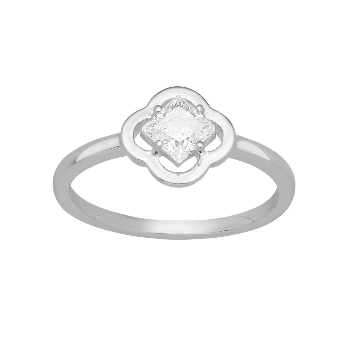 Bague Charles Garnier Légende Solitaire Argent oxyde - Bijouterie TAMARA