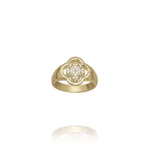 Bague Charles Garnier Réversible Légende Argent doré Nacre et Oxydes - BIJOUX - AGF170299R-50
