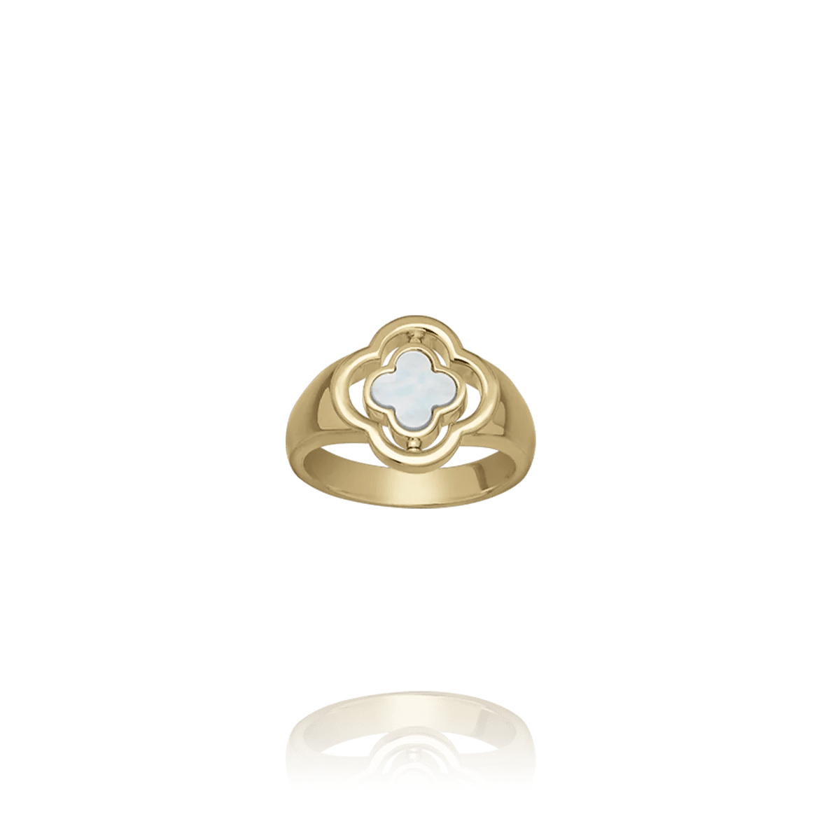 Bague Charles Garnier Réversible Légende Argent doré Nacre et Oxydes - BIJOUX - AGF170299R-50