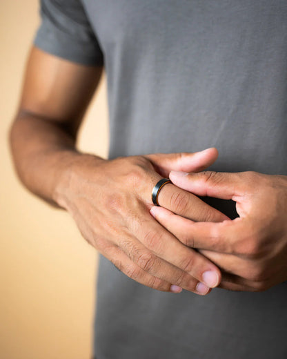 Bague Gemini TENDO Gold Black Titane - Gemini - Bijouterie TAMARA