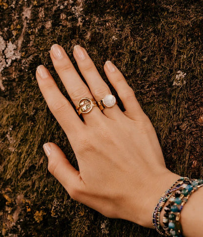 Bague ZAG Belt Acier - BIJOUX - SRL18613-00UNI