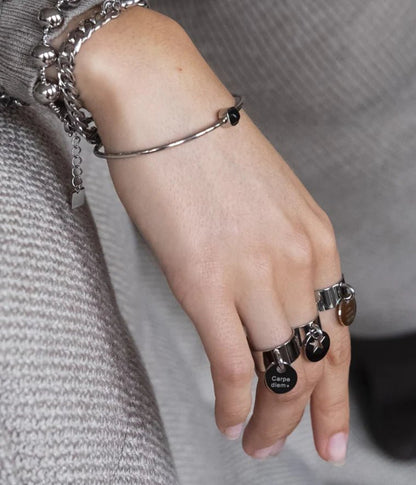 Bague ZAG Ma bonne étoile Acier - BIJOUX - SRR3470-00UNI