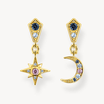 Boucles d'oreille Thomas SABO Royalty Etoile & Lune - BIJOUX - H2207-959-7