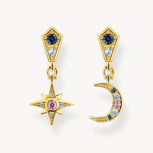 Boucles d'oreille Thomas SABO Royalty Etoile & Lune - BIJOUX - H2207-959-7