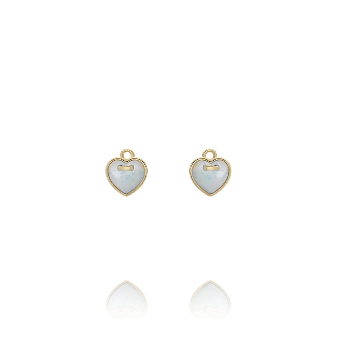 Boucles d’oreilles Charles Garnier PASSION Nacre blanche Argent doré - BIJOUX - AGF170309E