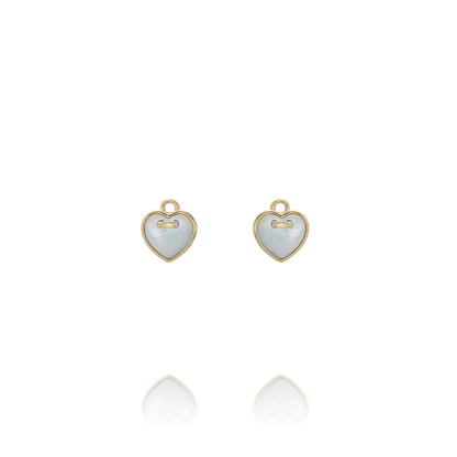 Boucles d’oreilles Charles Garnier PASSION Nacre blanche Argent doré - BIJOUX - AGF170309E
