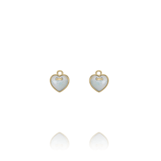 Boucles d’oreilles Charles Garnier PASSION Nacre blanche Argent doré - BIJOUX - AGF170309E