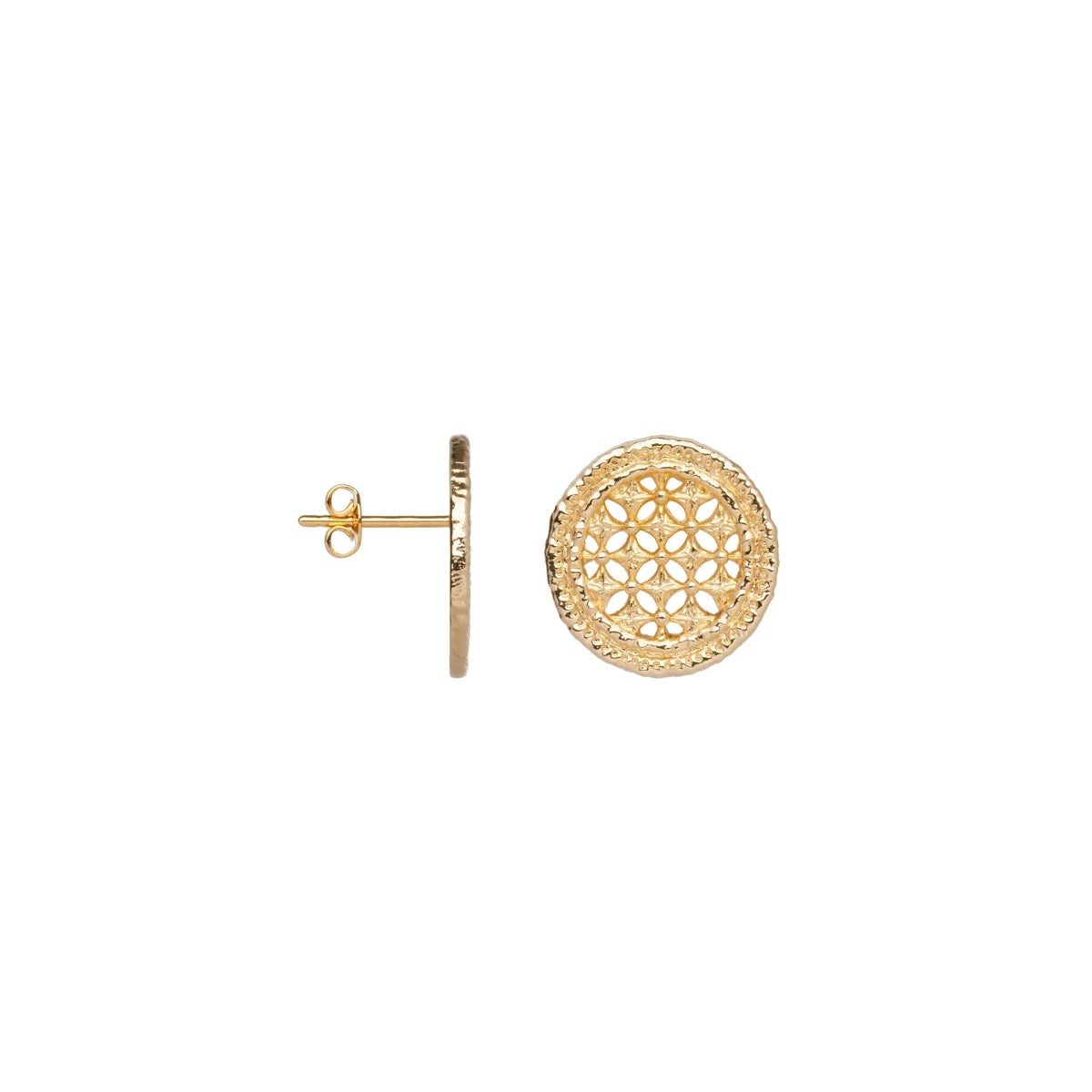 Boucles D'Oreilles SAUNIER Oeillet Plaqué Or - BIJOUX - 70469260100