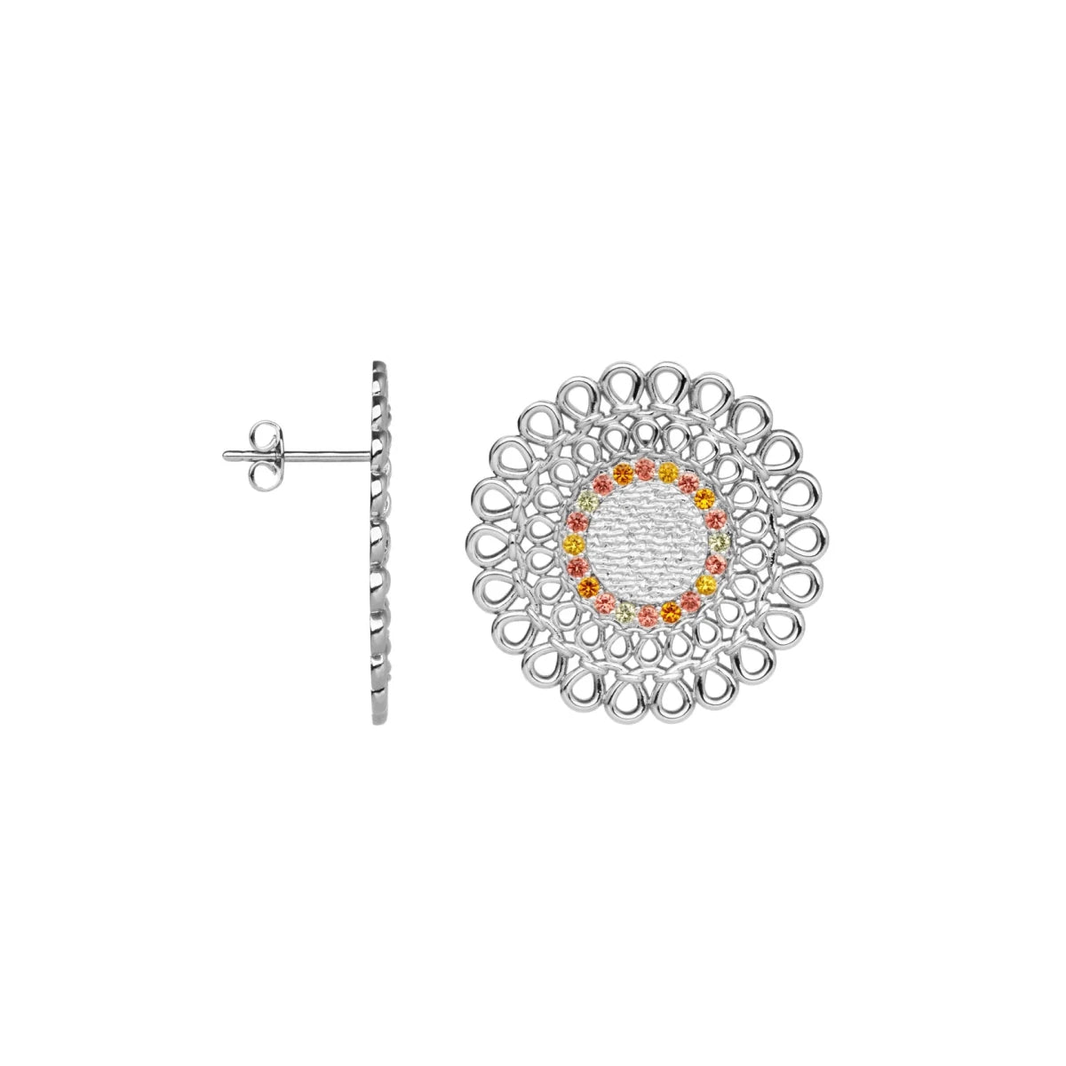 Boucles D'Oreilles SAUNIER Osier Argent - BIJOUX - 70469461110