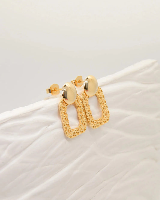 Boucles D'Oreilles SAUNIER Smock Plaqué Or - BIJOUX - 70469320100