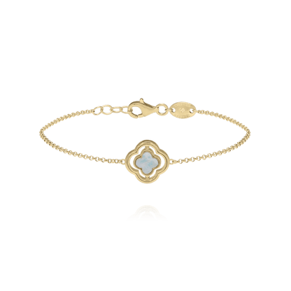 Bracelet Charles Garnier Légende Réversible Argent doré Nacre et oxydes - BIJOUX - AGF170295B