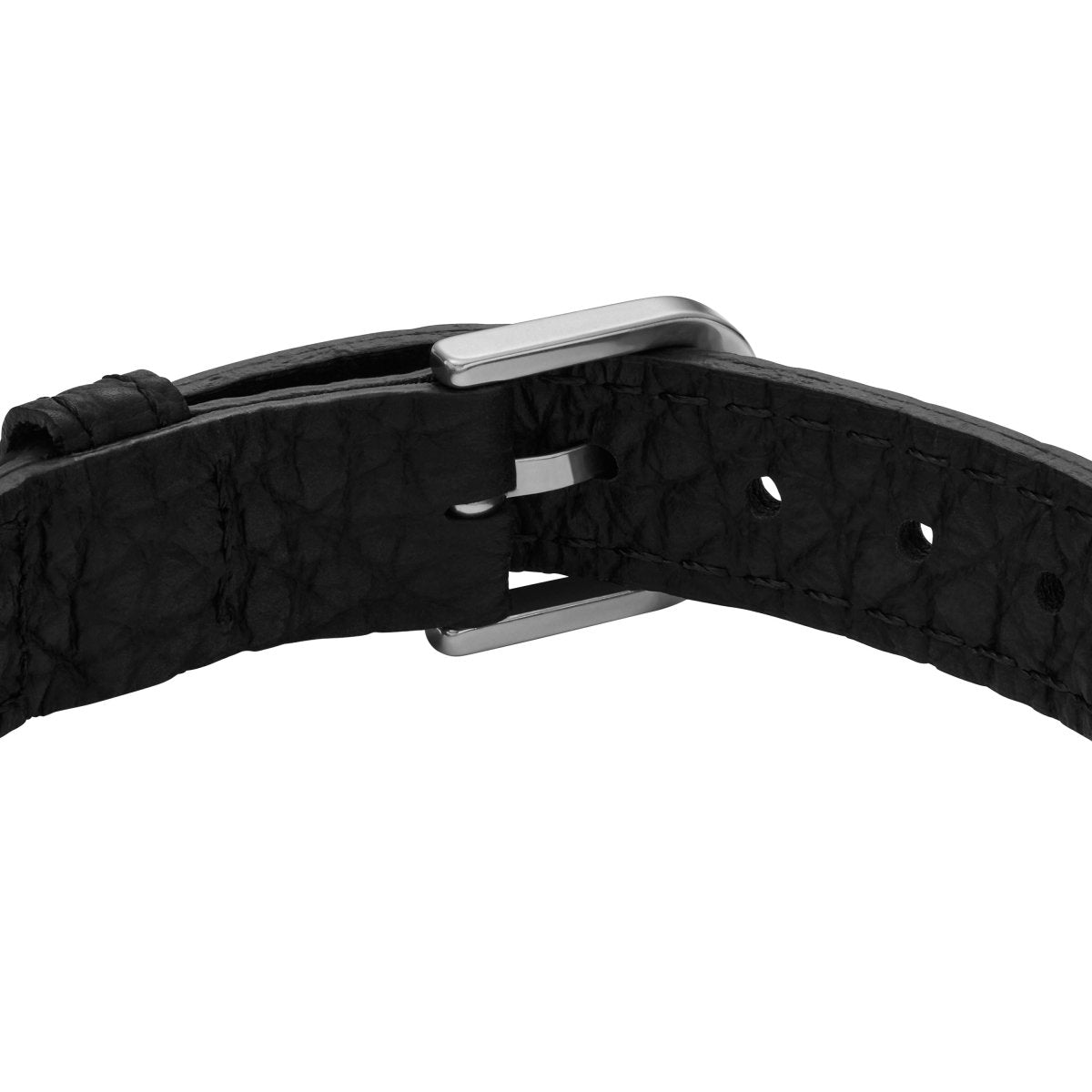 Bracelet Fossil Leather Essentials cuir noir - Fossil - Bijouterie TAMARA