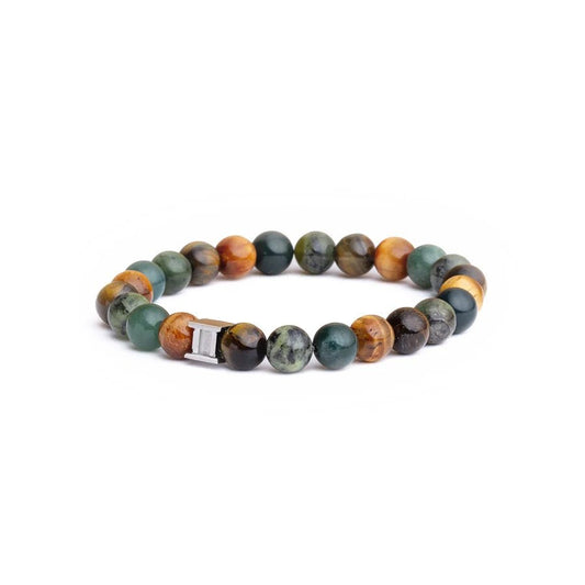 Bracelet Gemini 4 Pierres 8mm - BIJOUX -G30XS