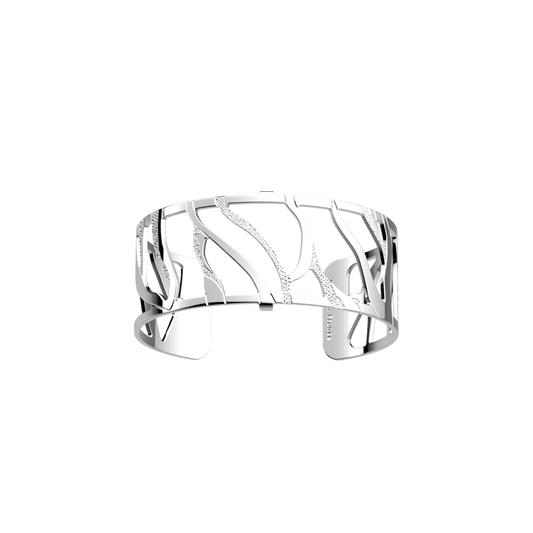 Bracelet GEORGETTES Tigre argenté 25mm - Les GEORGETTES - Bijouterie TAMARA