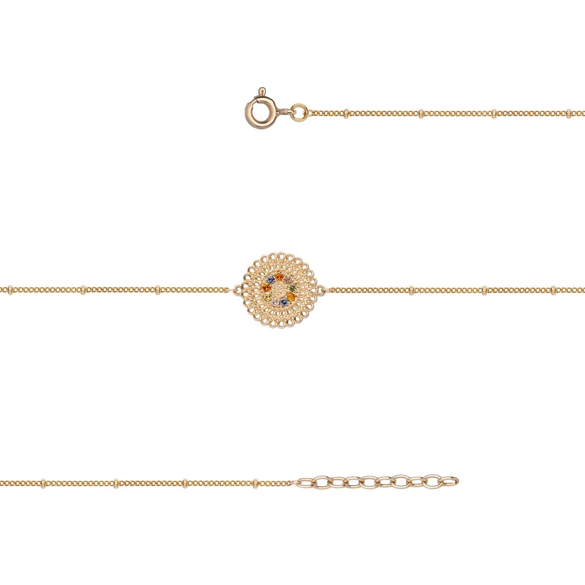 Bracelet SAUNIER Osier Plaqué Or - BIJOUX - 70469440110