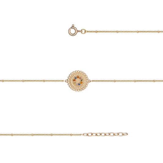 Bracelet SAUNIER Osier Plaqué Or - BIJOUX - 70469440110