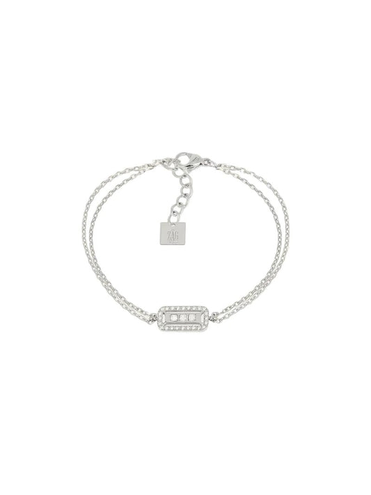 Bracelet ZAG Cléophée Acier Zirconiums - BIJOUX -SBS26901-00WHT