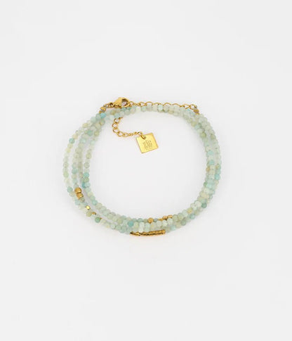 Bracelet ZAG Favela amazonite - BIJOUX - SBX6883-01AQU