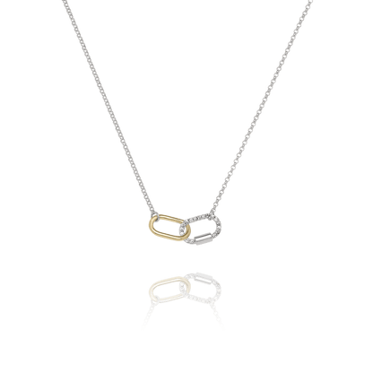 Collier Charles Garnier Maillons Argent bicolore - BIJOUX - AGF170302N