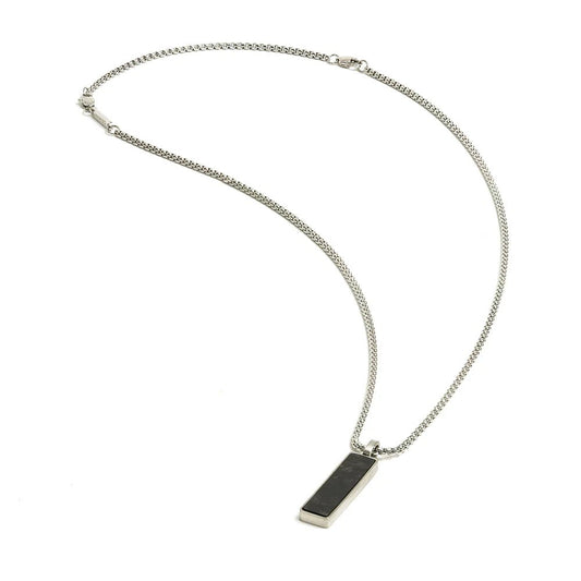 Collier Gemini Galli Acier & Carbone forgé - BIJOUX - NNG1