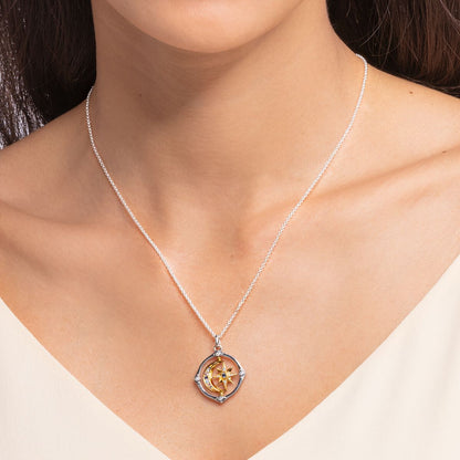 Collier Thomas SABO Argent Etoile & Lune - BIJOUX - KE1985-556-7-L50V