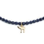 Collier HAI GOLD Navy Blue - Bracelet 2 tours