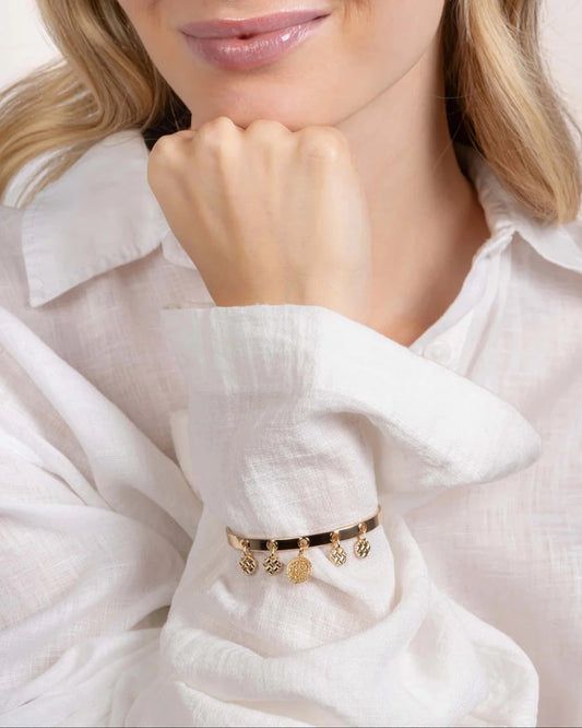 Jonc SAUNIER Oeillet Plaqué or - BIJOUX - 70469270100