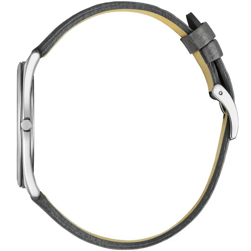 Montre CITIZEN Suratto Eco - Drive Acier Bleu Cuir Gris - Bijouterie TAMARA