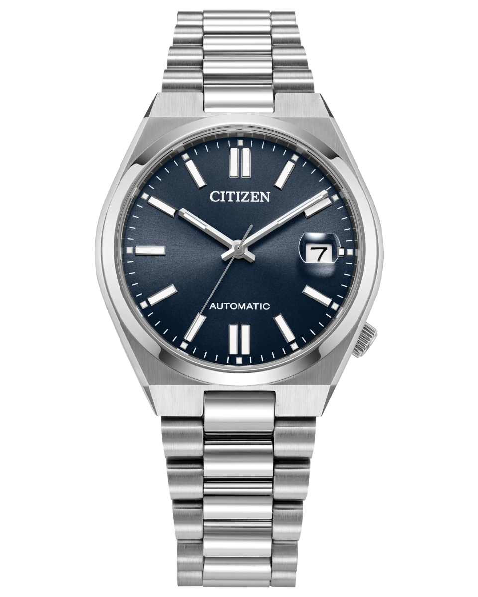 Montre CITIZEN Tsuyosa Automatique 37mm Acier Bleu - Bijouterie TAMARA