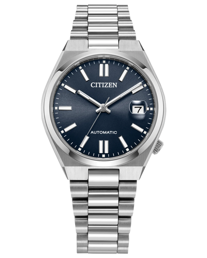 Montre CITIZEN Tsuyosa Automatique 37mm Acier Bleu - Bijouterie TAMARA
