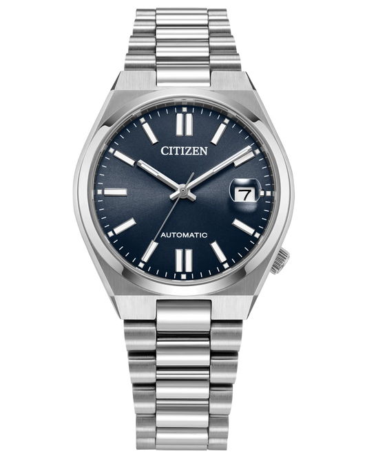 Montre CITIZEN Tsuyosa Automatique 37mm Acier Bleu - Bijouterie TAMARA