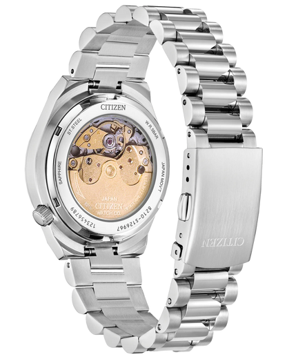 Montre CITIZEN Tsuyosa Automatique 37mm Acier Bleu - Bijouterie TAMARA