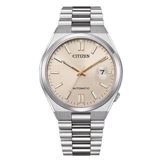 Montre CITIZEN Tsuyosa Automatique 40mm Acier Beige - MONTRES - NJ0151-88W