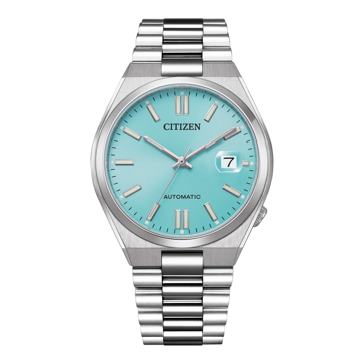 Montre CITIZEN Tsuyosa Automatique 40mm Acier Bleu turquoise - Citizen - Bijouterie TAMARA