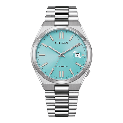 Montre CITIZEN Tsuyosa Automatique 40mm Acier Bleu turquoise - Citizen - Bijouterie TAMARA