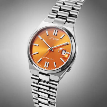 Montre CITIZEN Tsuyosa Automatique 40mm Acier Orange - MONTRES - NJ0151-88Z