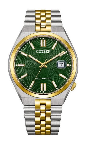 Montre CITIZEN Tsuyosa Automatique 40mm Bicolore Vert - MONTRES - NK0024-54X