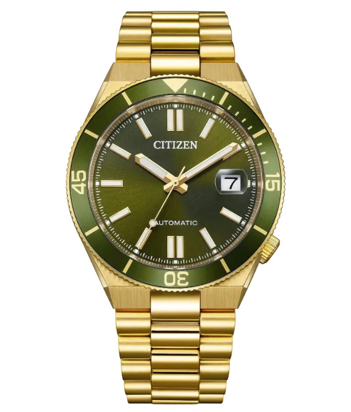 Montre CITIZEN Tsuyosa Shore Automatique Doré Vert - MONTRES -NJ0232-53X