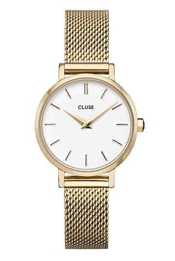 Montre CLUSE Boho Chic Petite Dorée Blanc - Cluse - Bijouterie TAMARA
