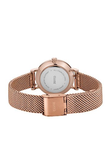 Montre CLUSE Boho Chic Petite Rose Dorée Blanc - Cluse - Bijouterie TAMARA